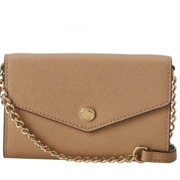 Michael Kors Brown Leather Crossbody Handbag Wallet - Picture 12 of 12